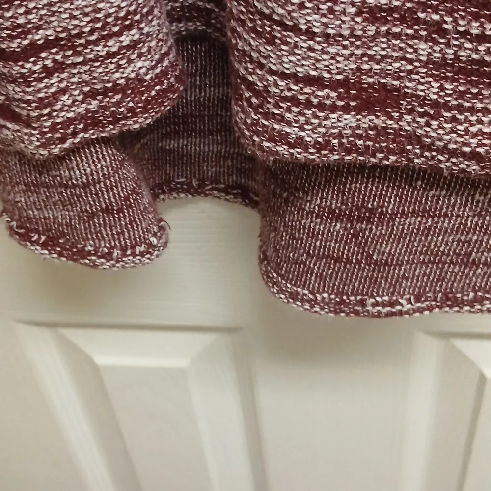 OLD NAVY SCOOP NECK BROWN/CREAM LONG SLEEVED SWEATER SIZE XL